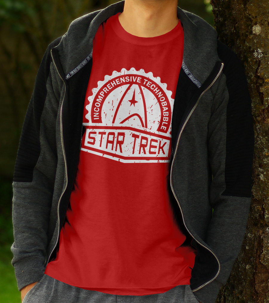 INCOMPREHENSIVE TECHNOBABBLE CREST SERIES STAR TREK T-Shirt