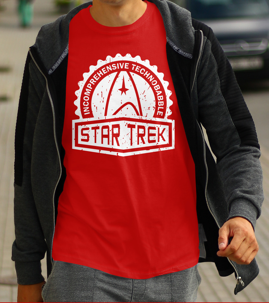 INCOMPREHENSIVE TECHNOBABBLE CREST SERIES STAR TREK T-Shirt