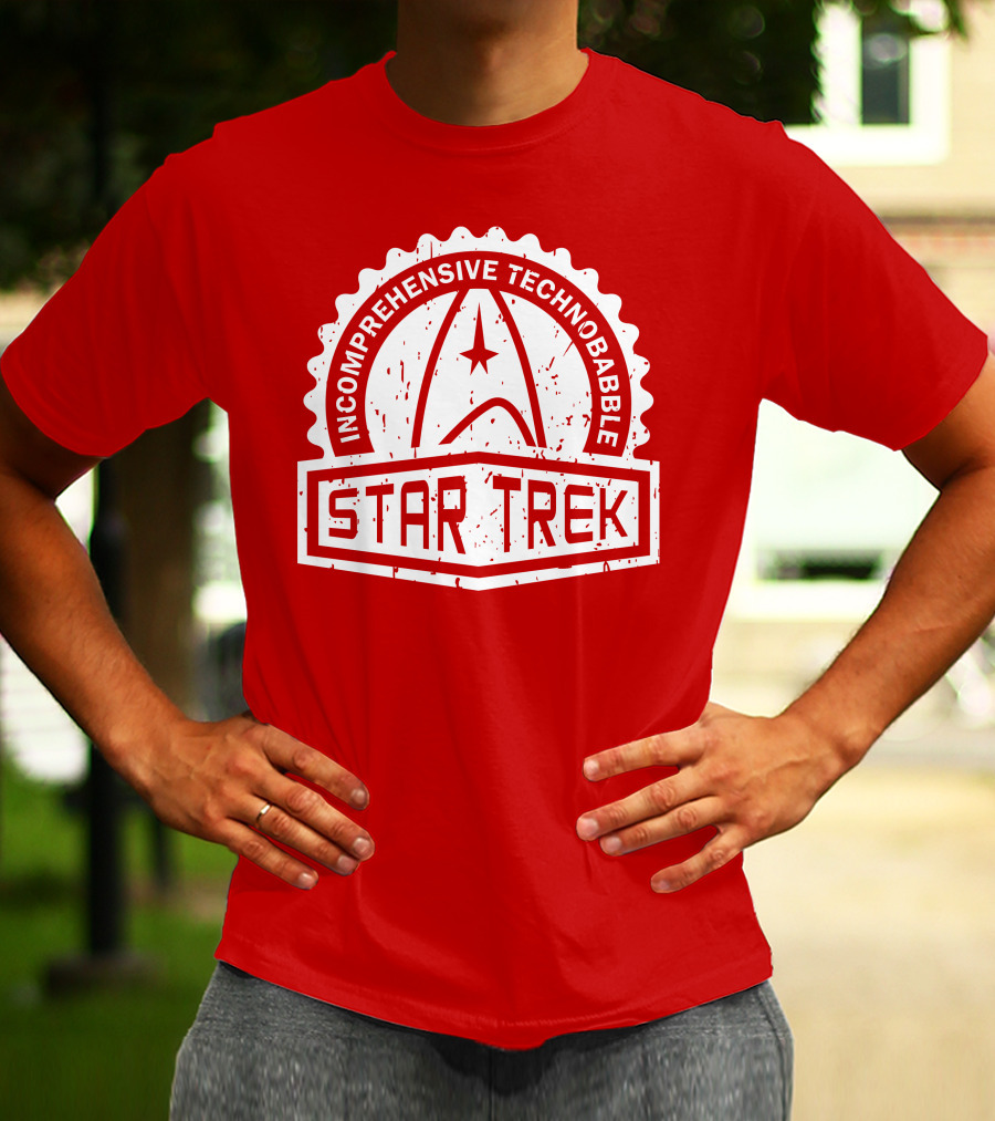INCOMPREHENSIVE TECHNOBABBLE CREST SERIES STAR TREK T-Shirt