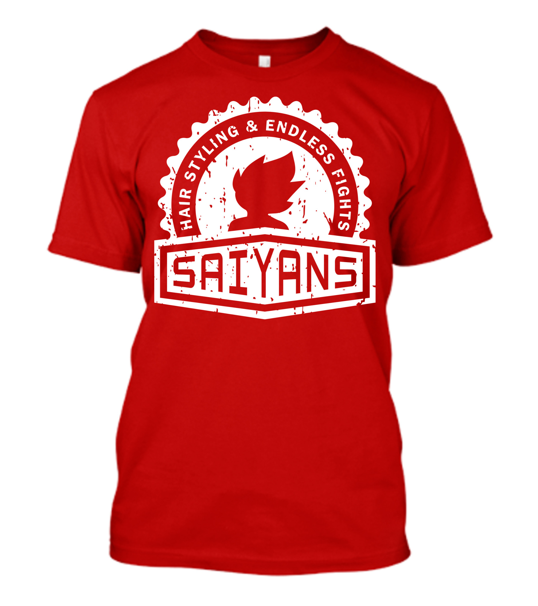 CREST SERIES Saiyans Hair Styling And Endless Fights T-Shirt