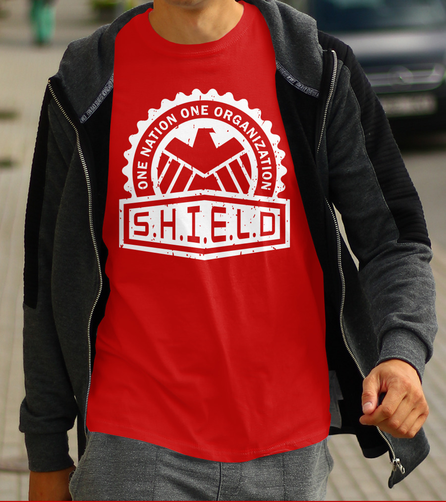One Nation One Organization S.H.I.E.L.D. Crest Series T-Shirt