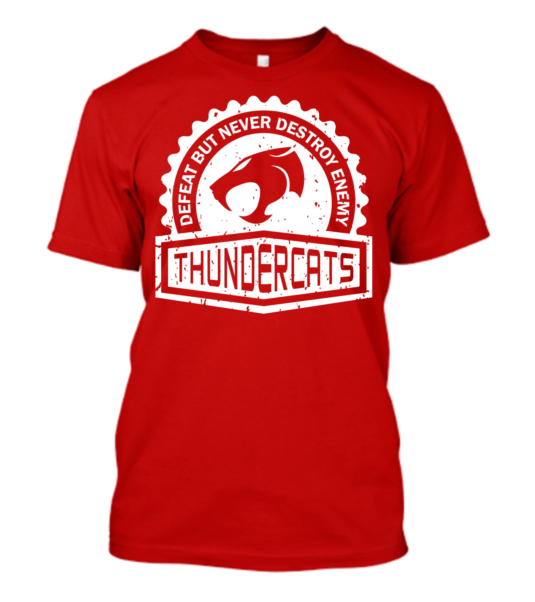 THUNDERCATS DEFEAT BUT NEVER DESTROY ENEMY CREST SERIES T-Shirt