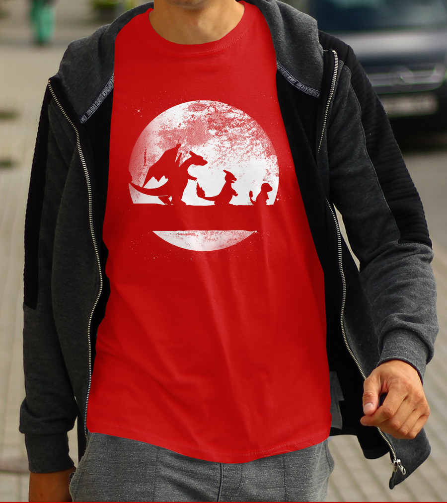 Evolve Pokémon Evolution Moon T-Shirt