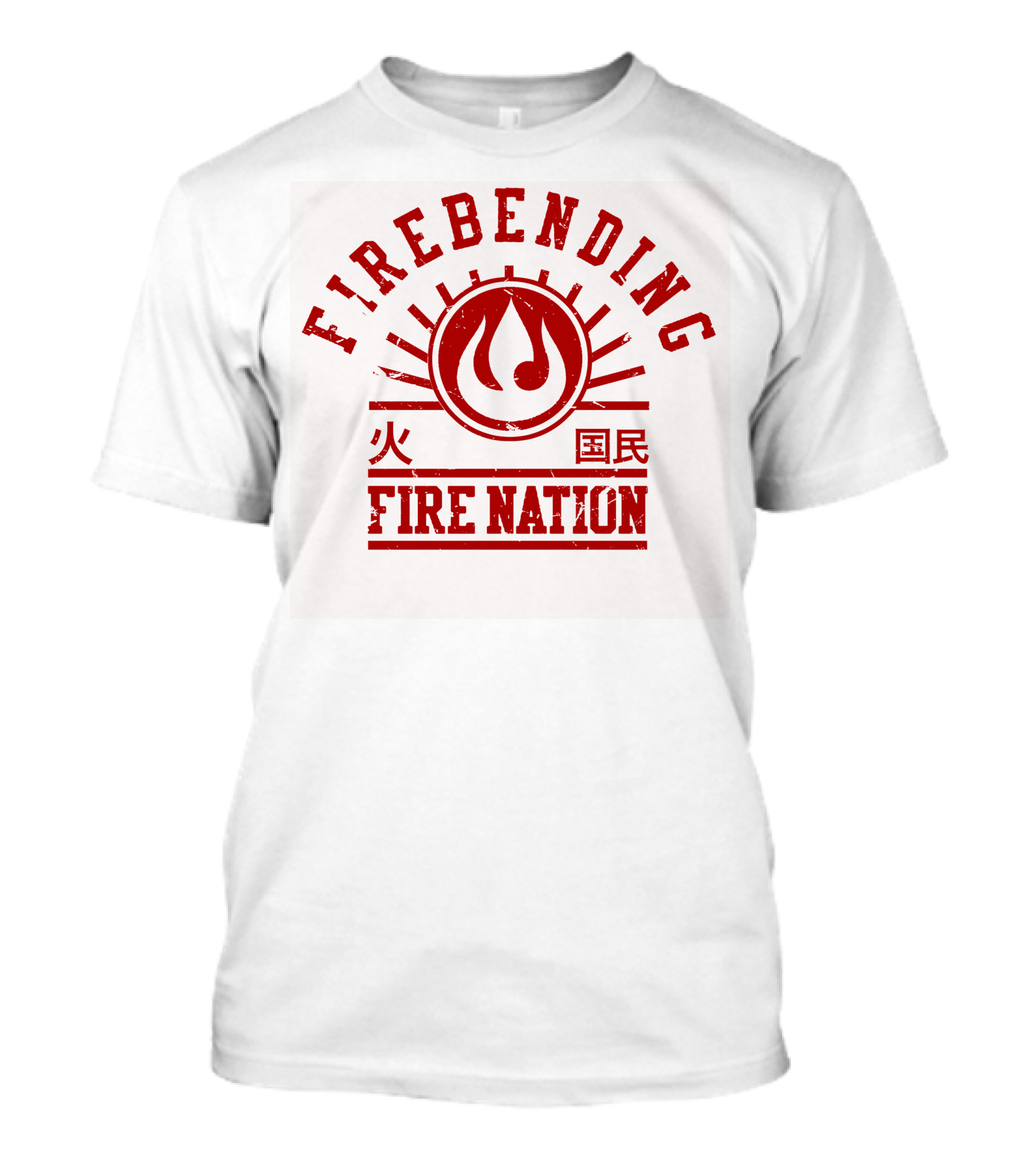 FIREBENDING FIRE NATION Avatar Elements T-Shirt