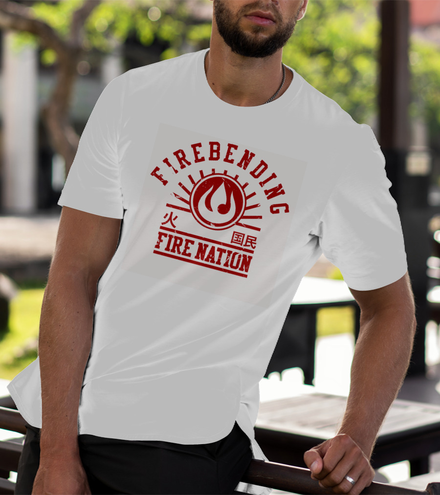 FIREBENDING FIRE NATION Avatar Elements T-Shirt