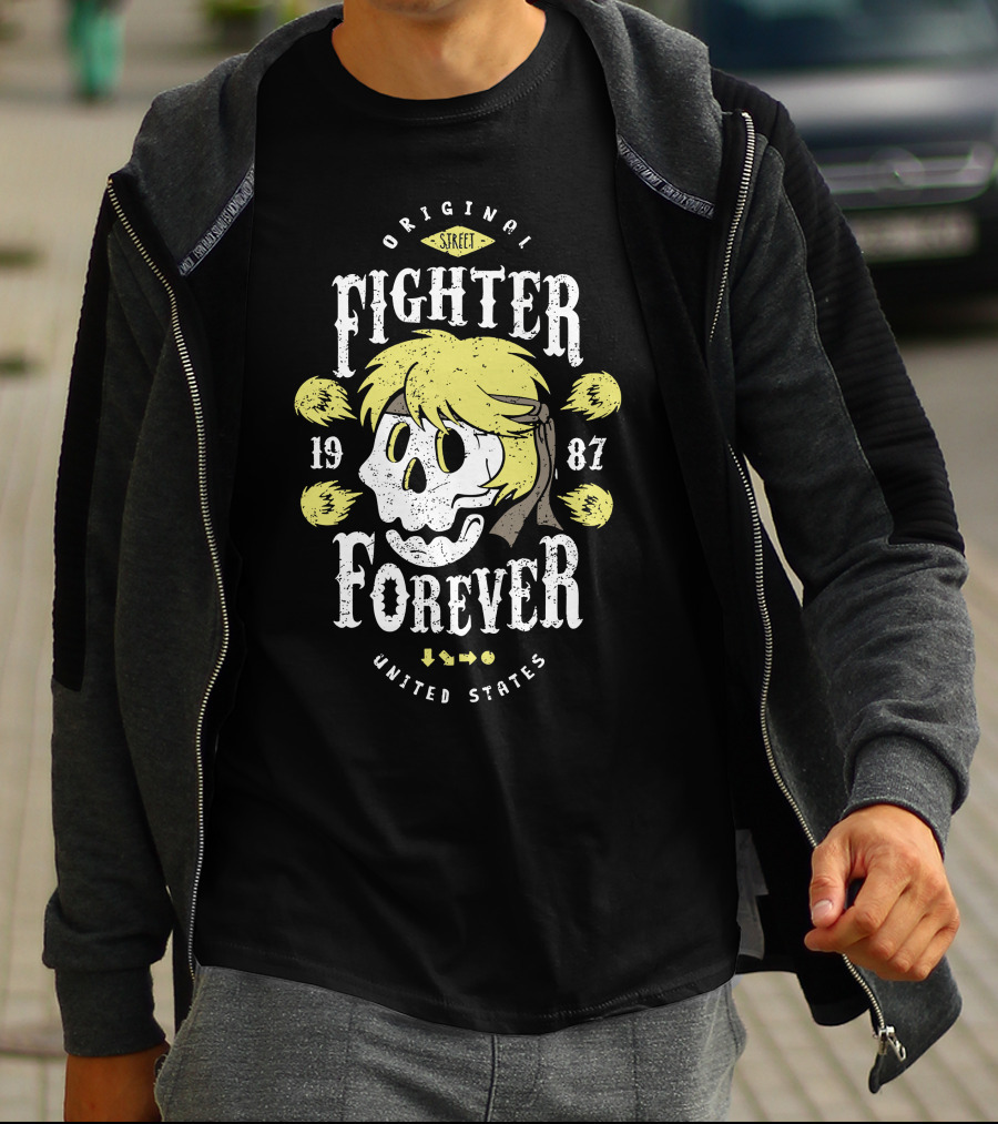 Original Street Fighter Forever 1987 United States T-Shirt