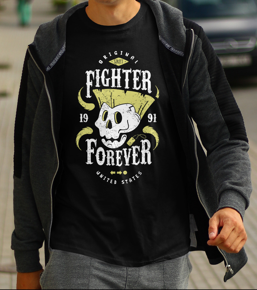 Original Street Fighter Forever 1991 United States T-Shirt