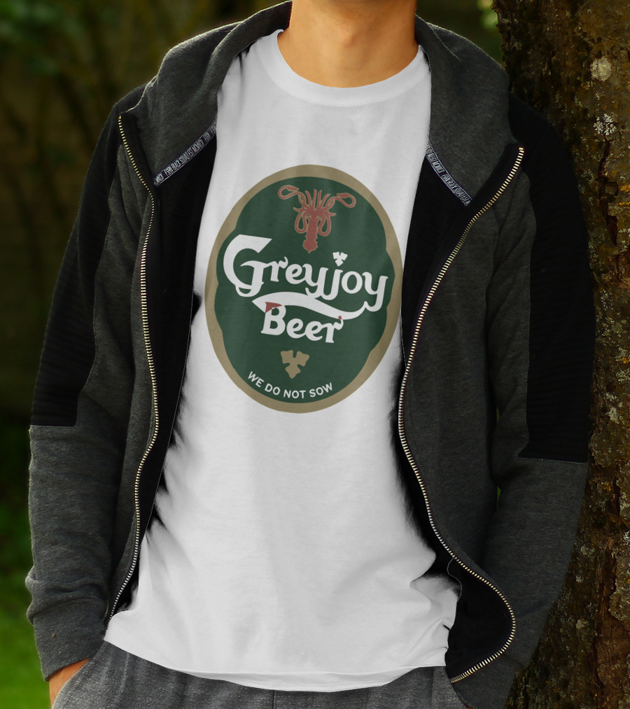 Greyjoy Beer We Do Not Sow Kraken Emblem T-Shirt