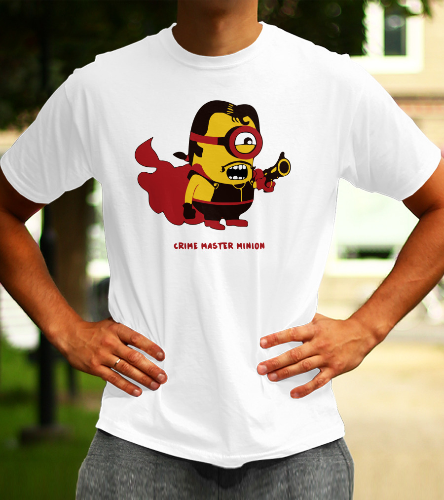 Crime Master Minion Hero Fusion T-Shirt