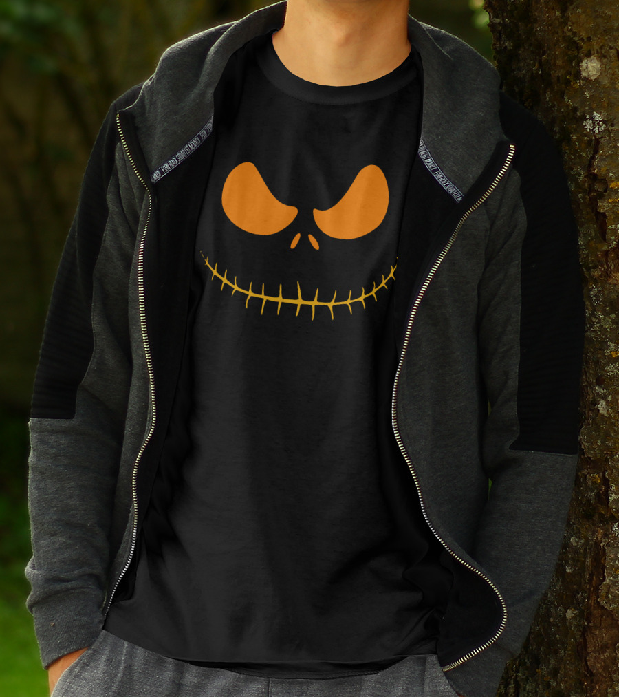 Halloween Smile Jack O'Lantern Face T-Shirt