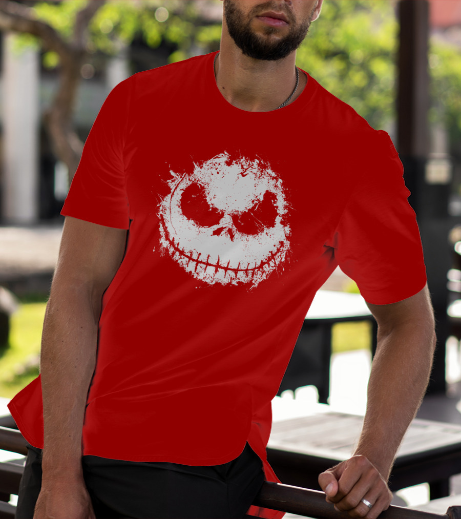 Ink Nightmare Grinning Skull T-Shirt