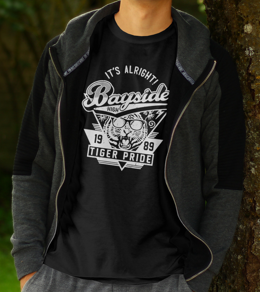 It's Alright Bayside High 1989 Tiger Pride T-Shirt