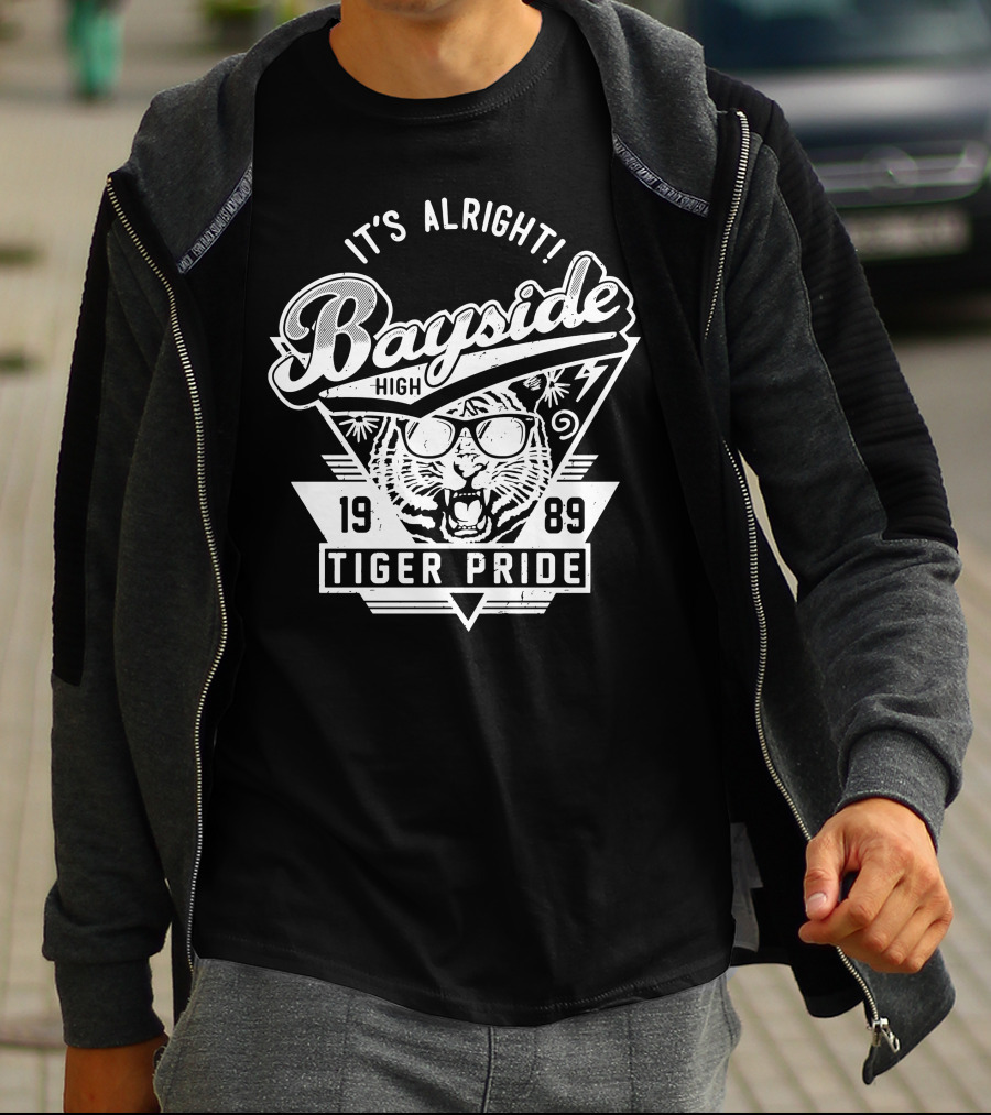 It's Alright Bayside High 1989 Tiger Pride T-Shirt