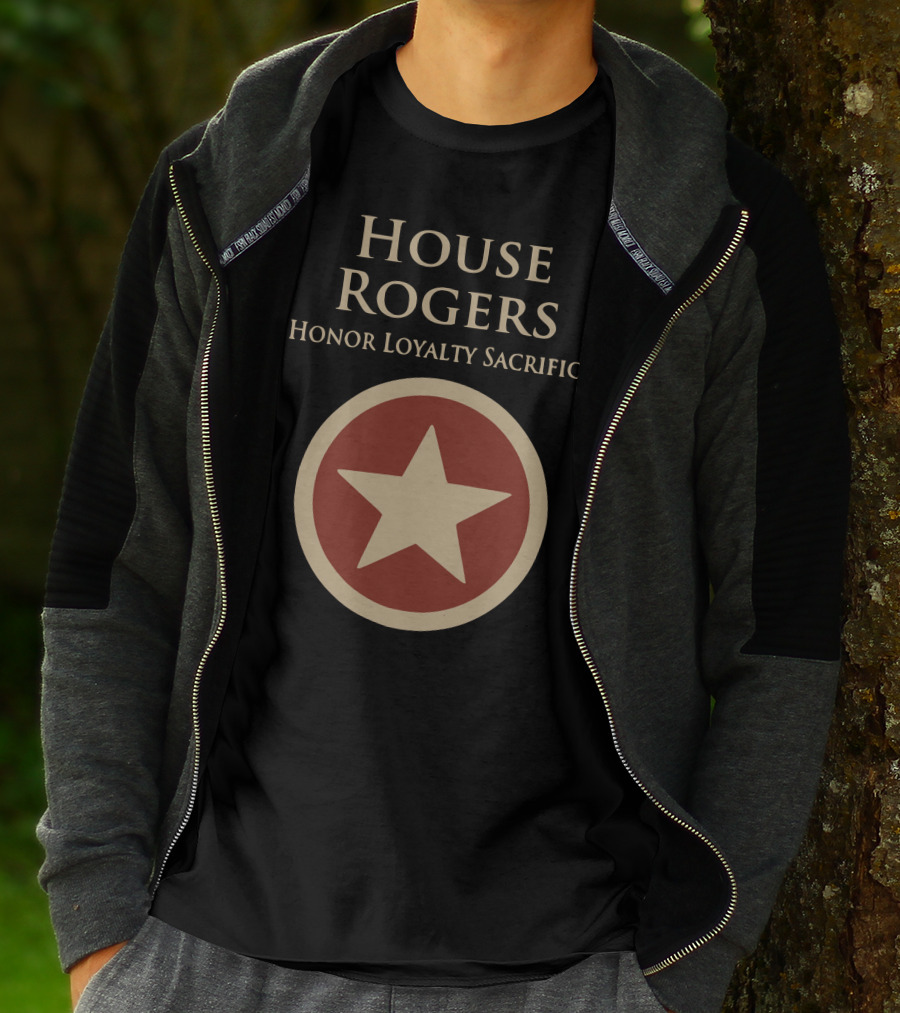House Rogers Honor Loyalty Sacrifice Star Emblem T-Shirt