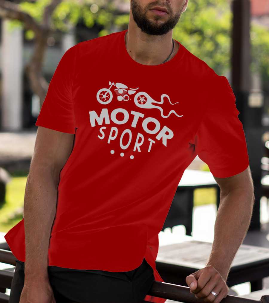 MOTOR SPORT Motorcycle Flame T-Shirt