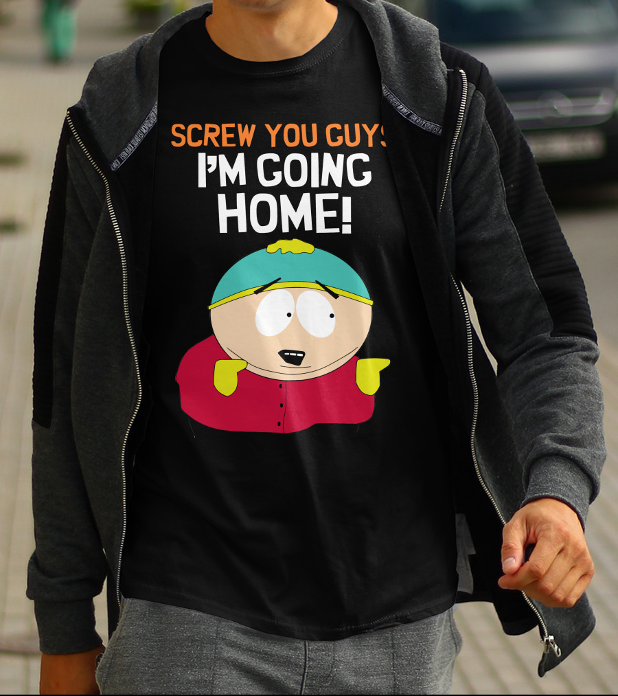 Screw You Guys I'm Going Home South Park Character T-Shirt