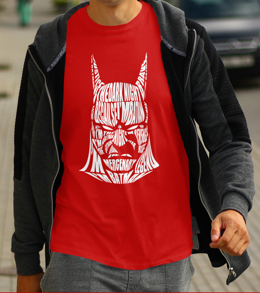 The Dark Knight Rises Batman Legend Mercenary Justice T-Shirt