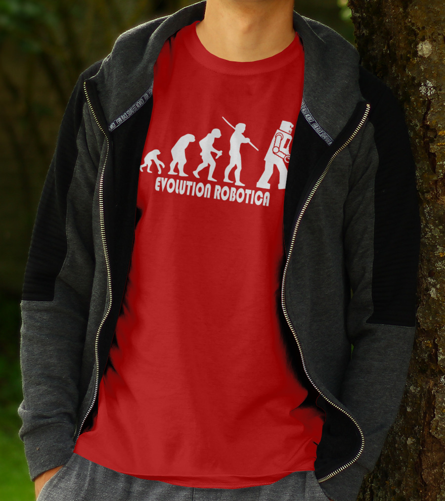 Evolution Robotica Human To Robot Transformation T-Shirt