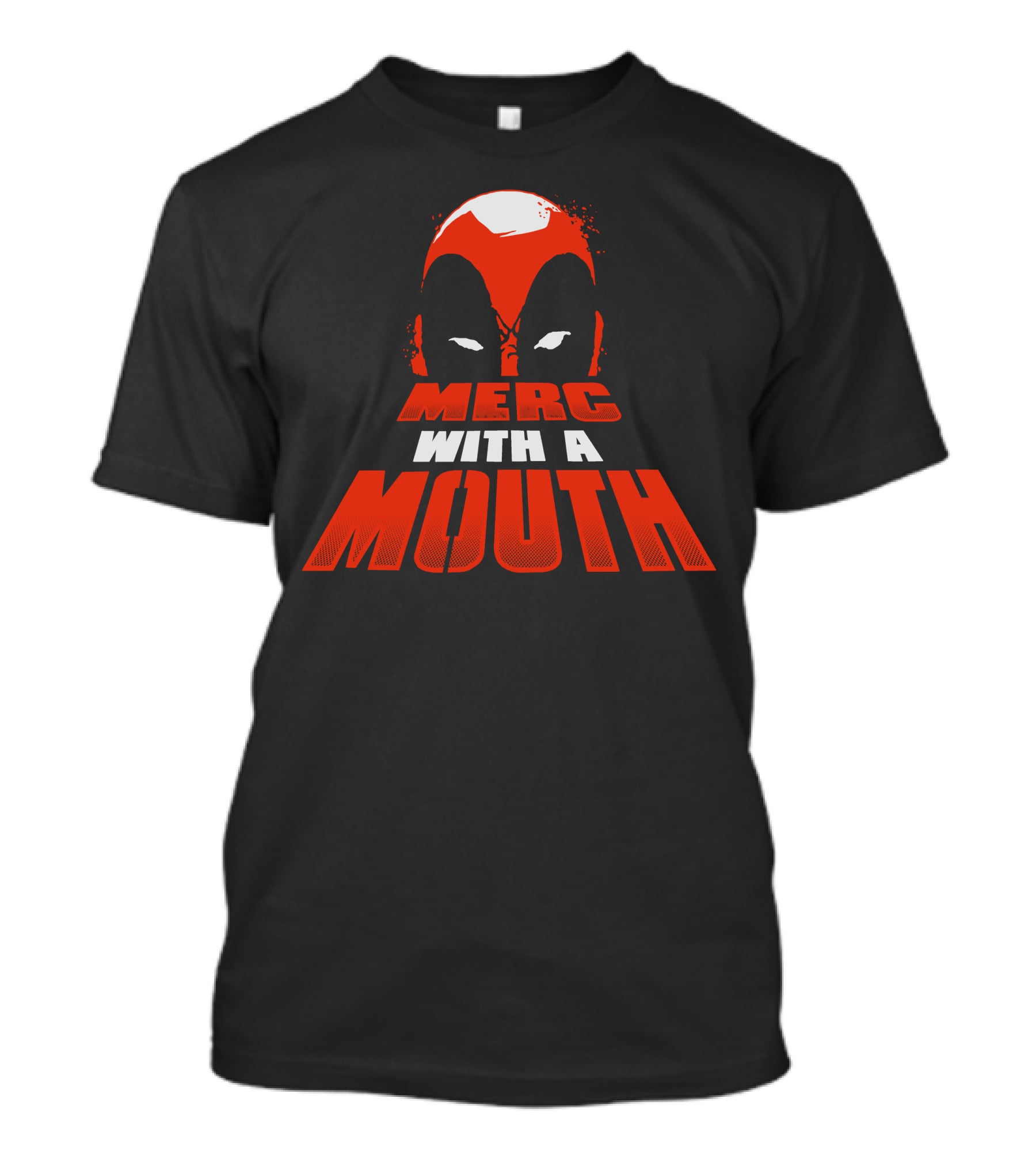 Merc With A Mouth Red Mask Face T-Shirt