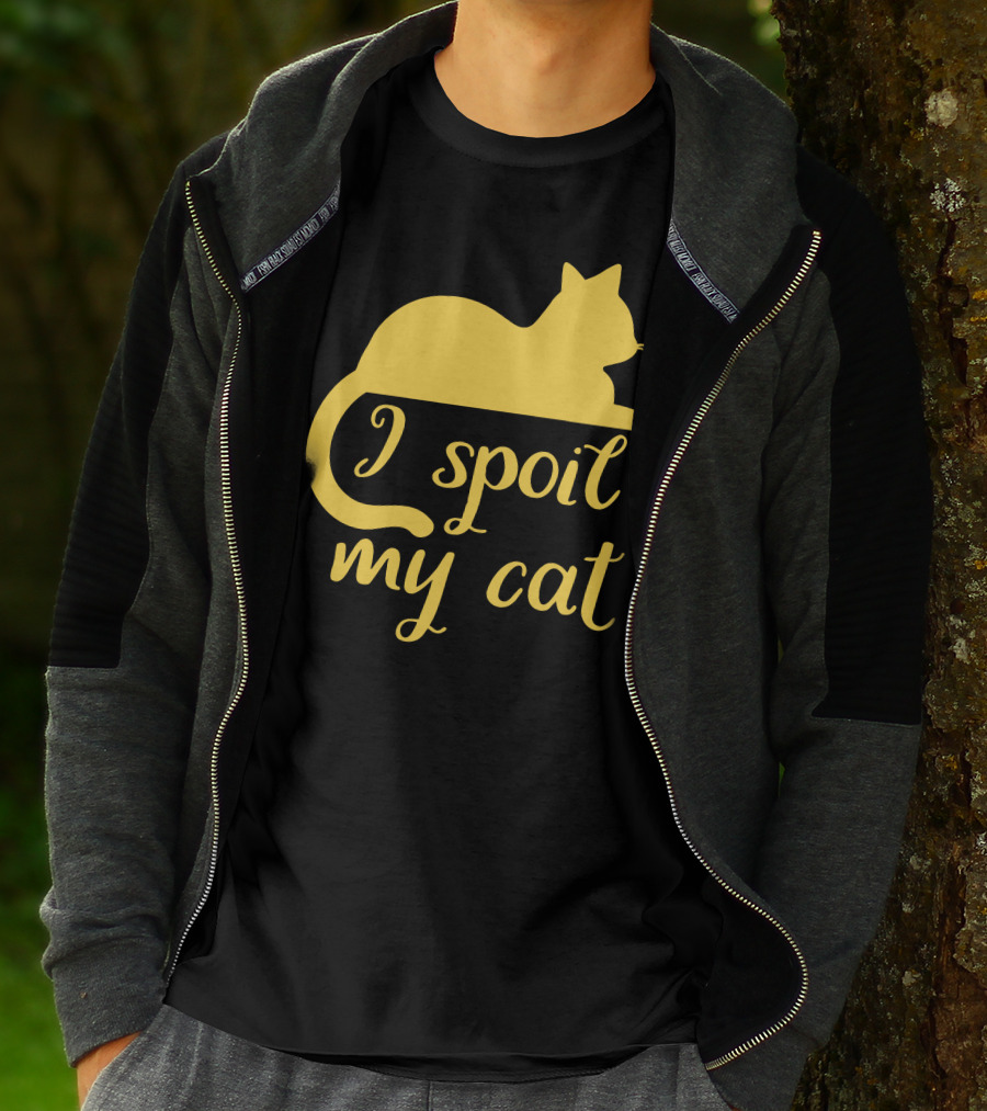 I Spoil My Cat With Yellow Cat T-Shirt