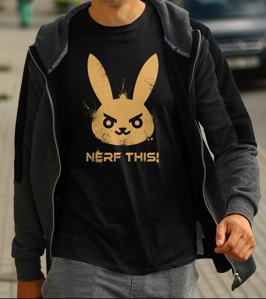 Nerf This Bunny Gaming T-Shirt