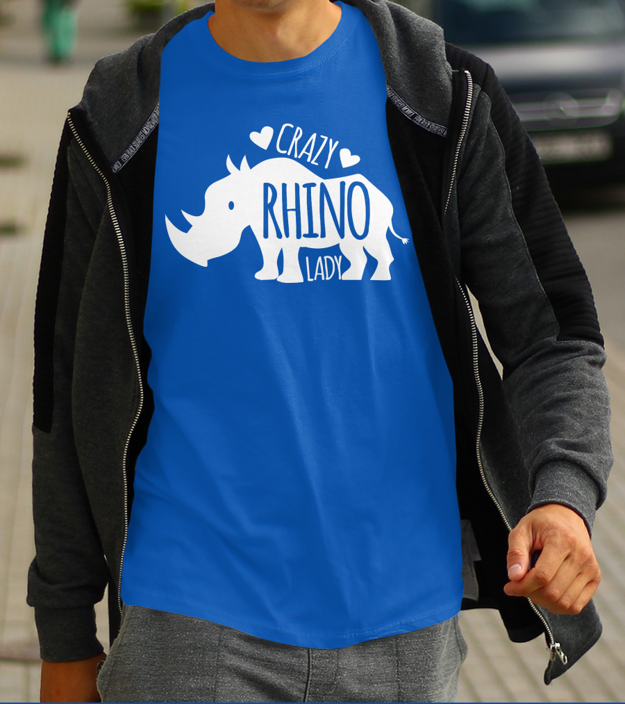 CRAZY RHINO LADY T-Shirt