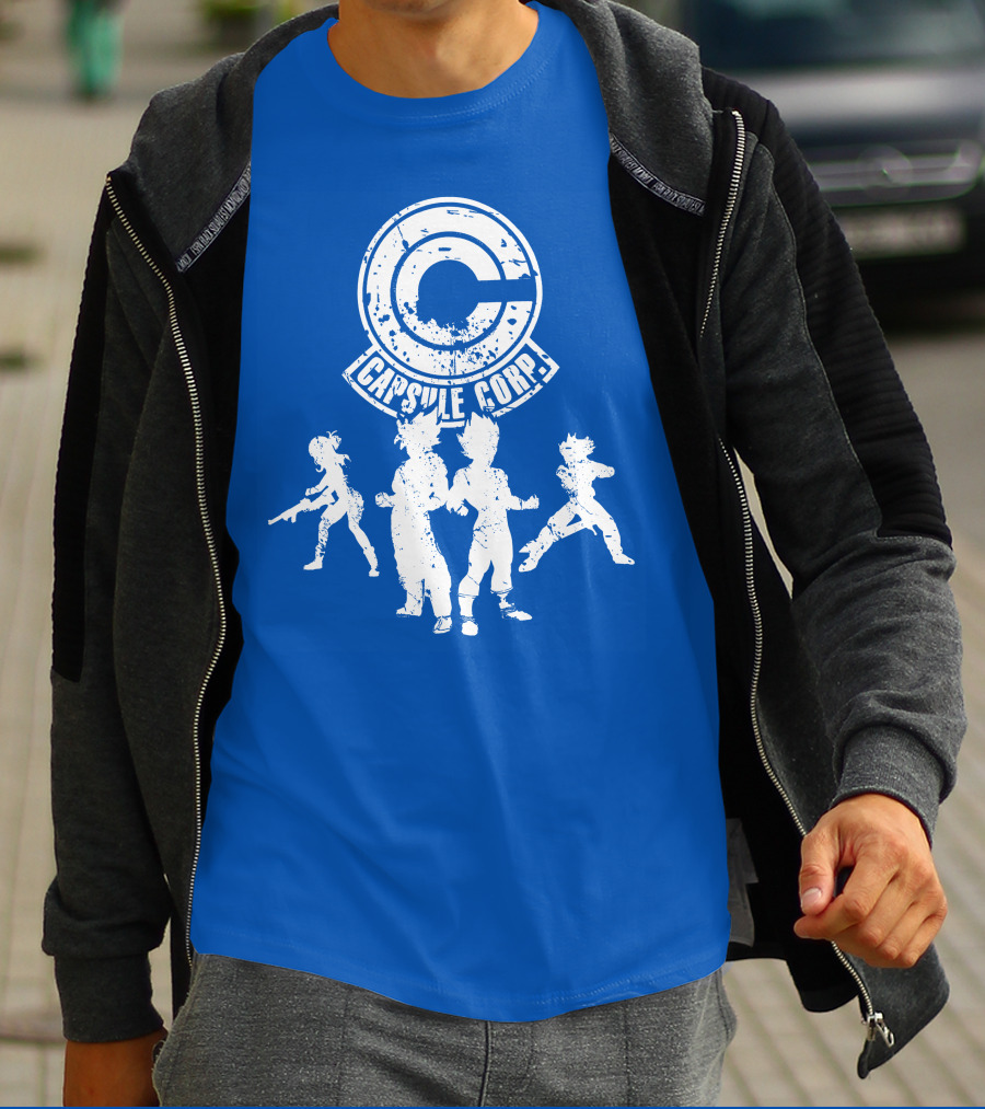 Capsule Corp Dragon Ball Z Characters T-Shirt