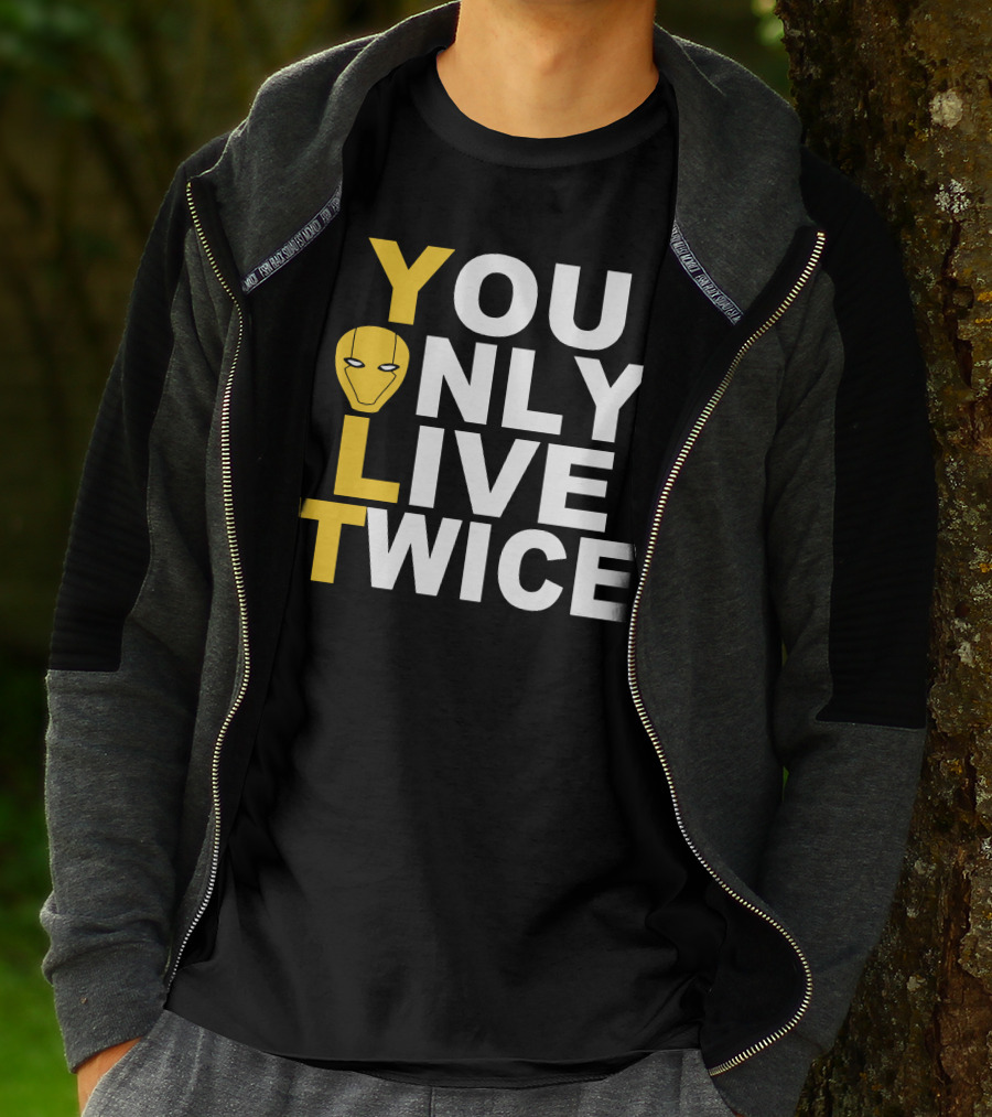 Red Hood YOLT You Only Live Twice Mask T-Shirt