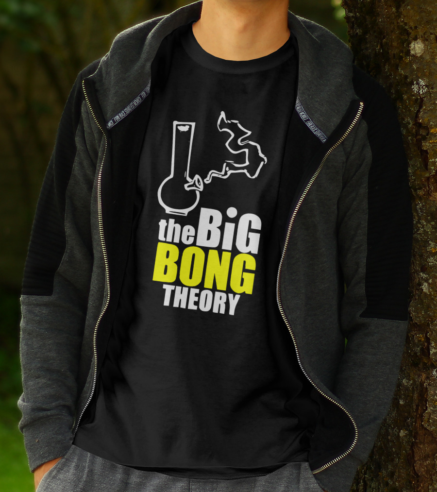 The Big Bong Theory White Bong Smoke T-Shirt
