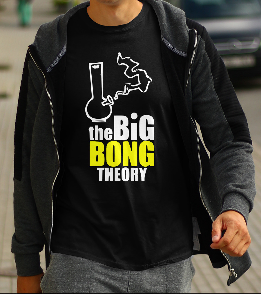 The Big Bong Theory White Bong Smoke T-Shirt
