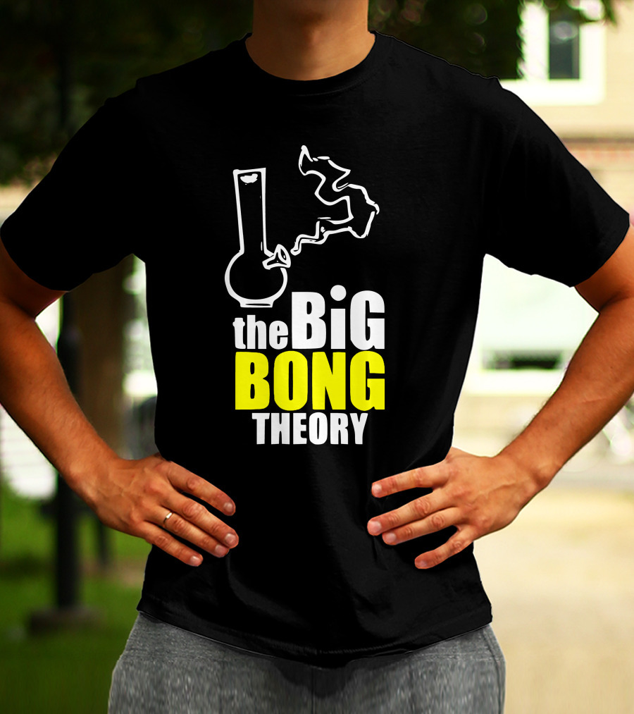 The Big Bong Theory White Bong Smoke T-Shirt