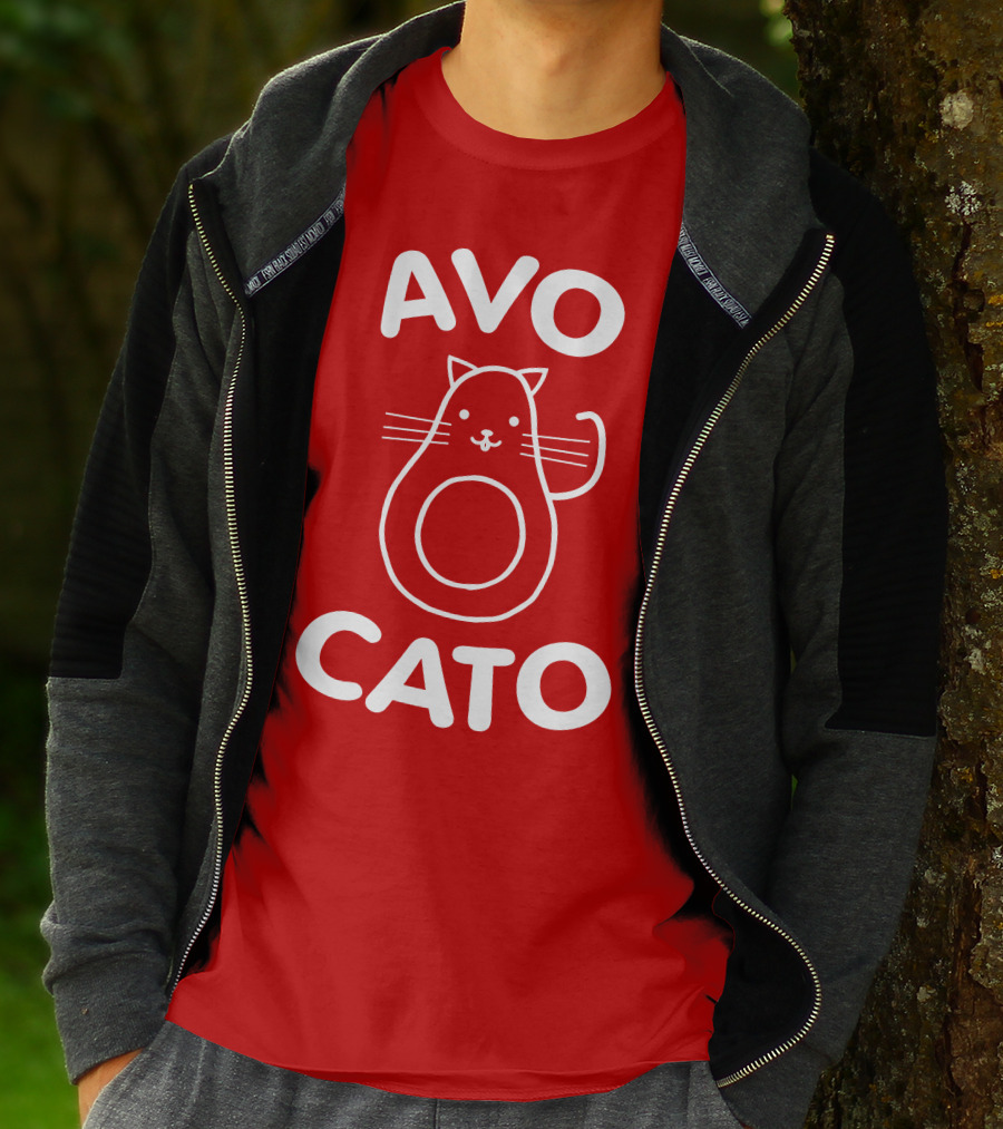 AVO CATO Cat Avocado Pun T-Shirt