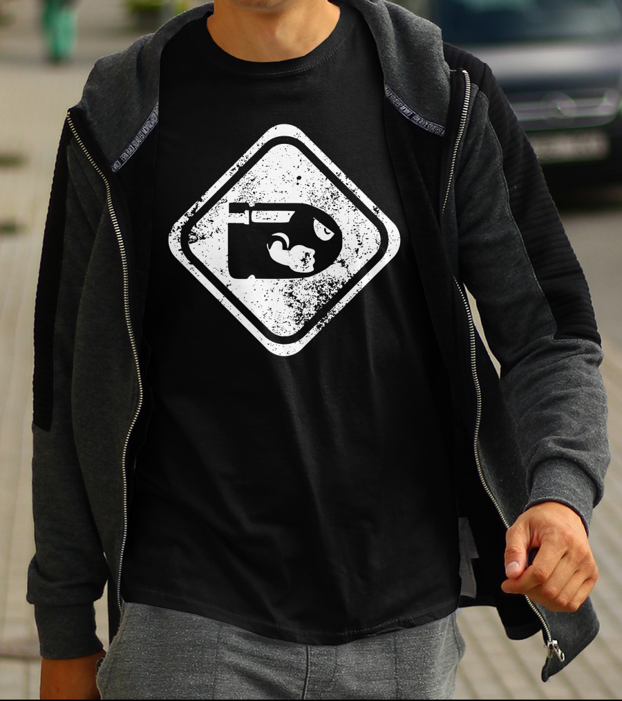 Bullet Bill Road Sign T-Shirt