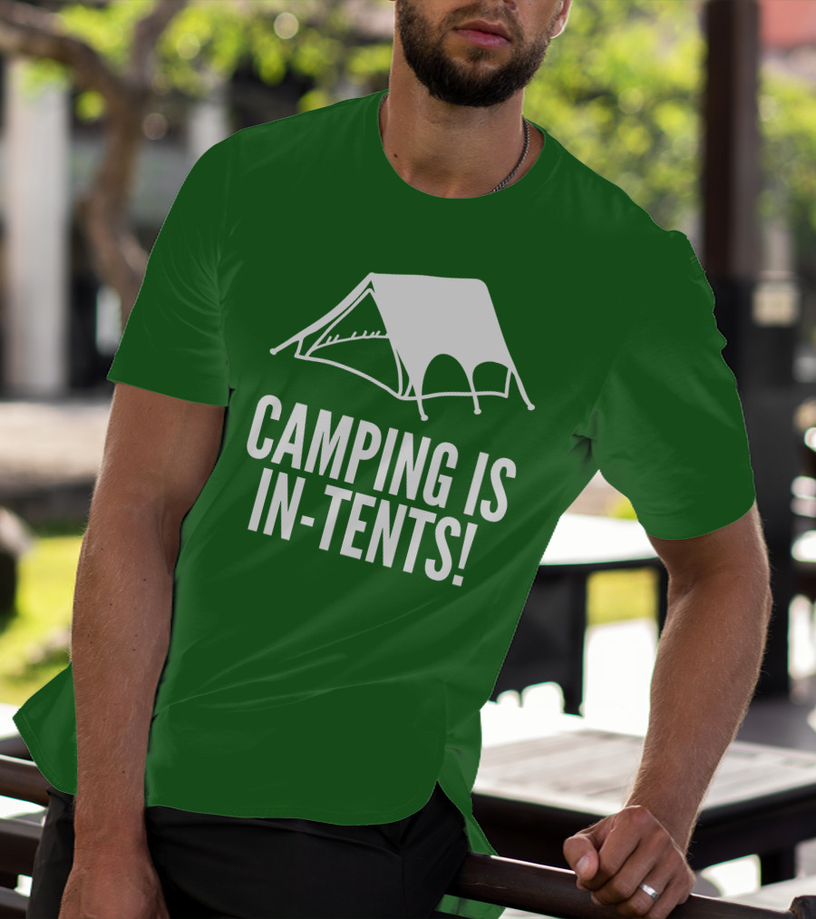 Camping Is In-Tents Camping Tent Image T-Shirt