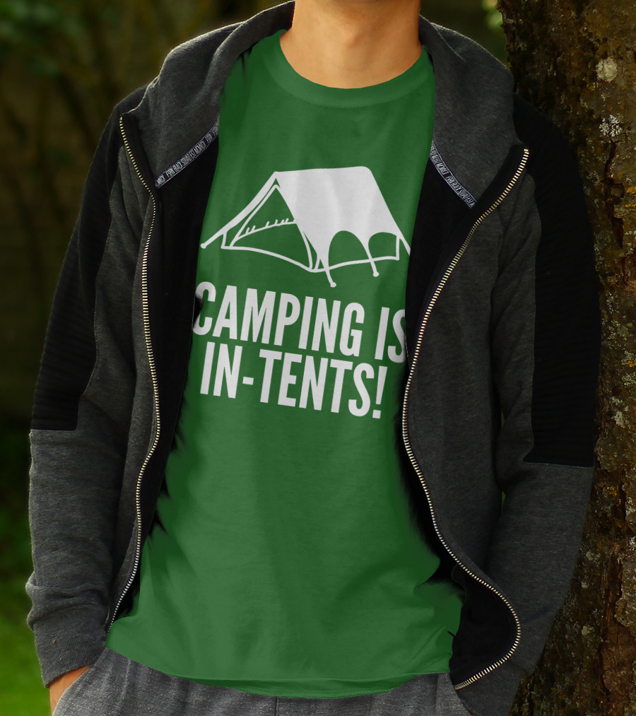 Camping Is In-Tents Camping Tent Image T-Shirt
