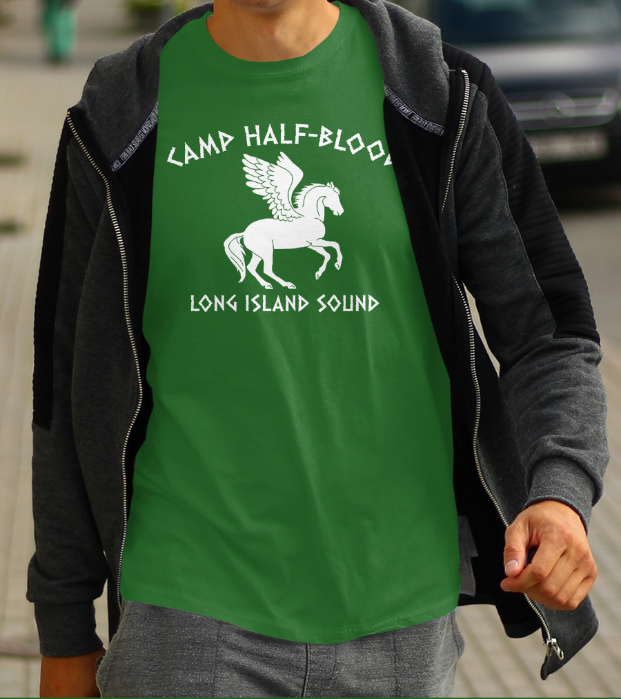 Camp Half Blood Pegasus Long Island Sound T-Shirt
