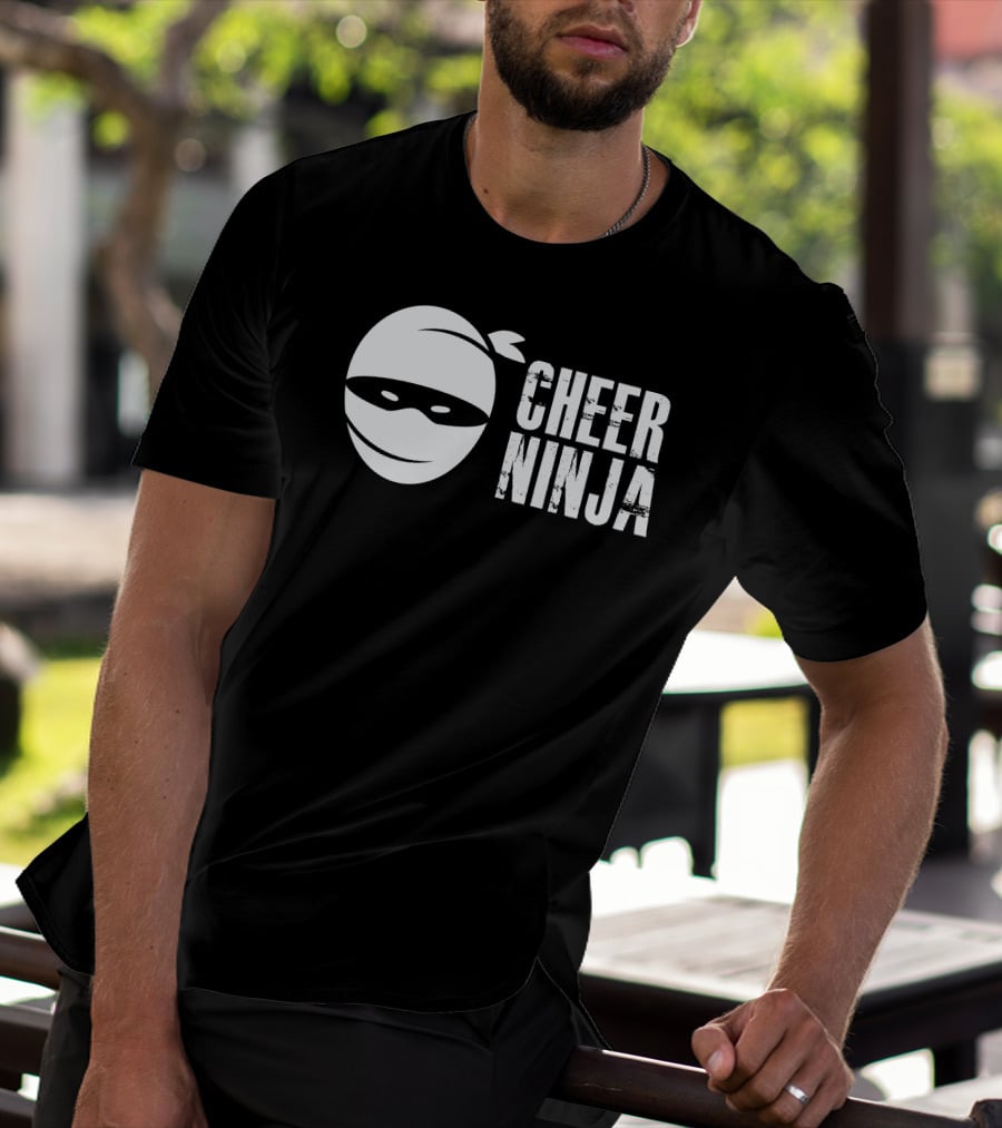 Cheer Ninja Masked Emblem T-Shirt