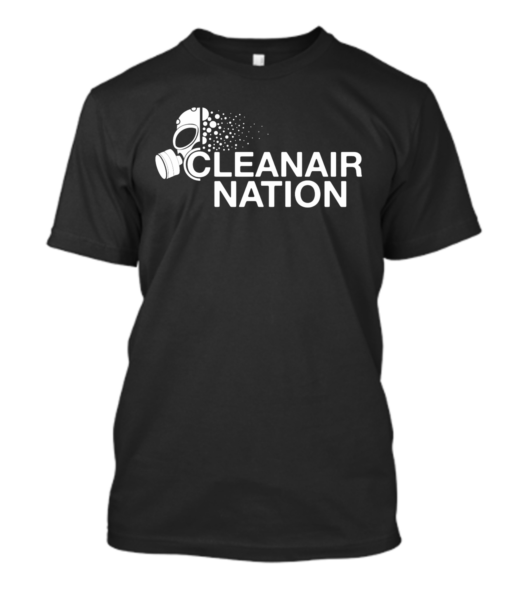 CLEANAIR NATION Gas Mask T-Shirt