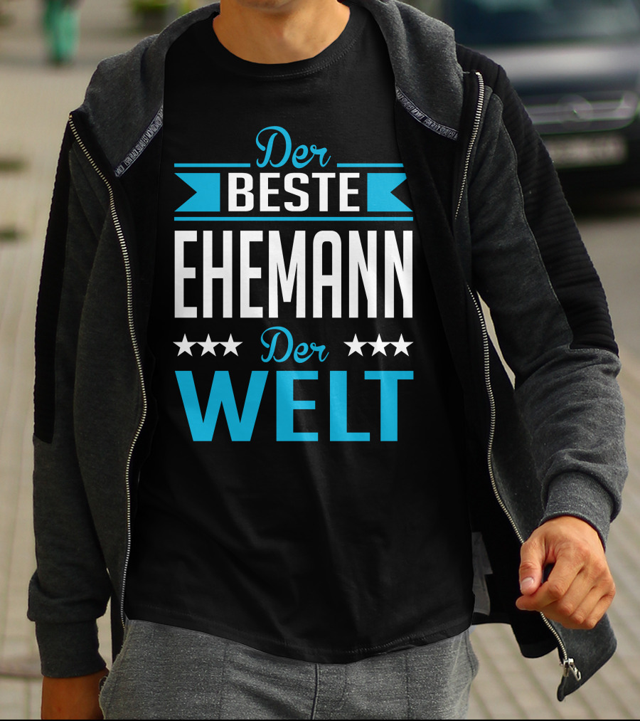 Der Beste Ehemann Der Welt Sterne Banner T-Shirt