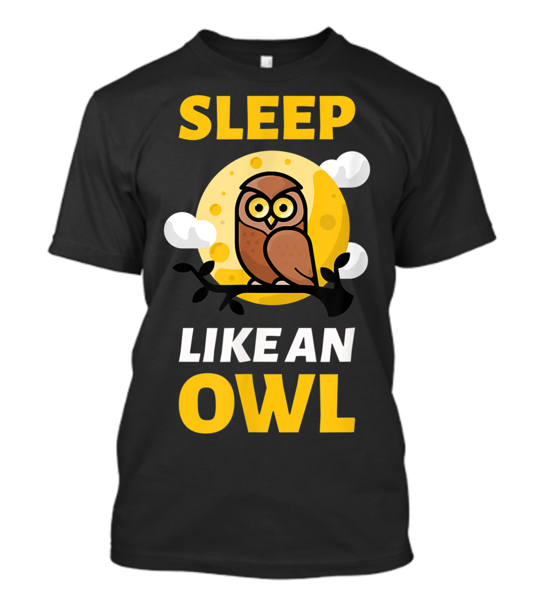 Hilarious Sleep Like An Owl No Sleep Insomnia Sleepless Party T-Shirt