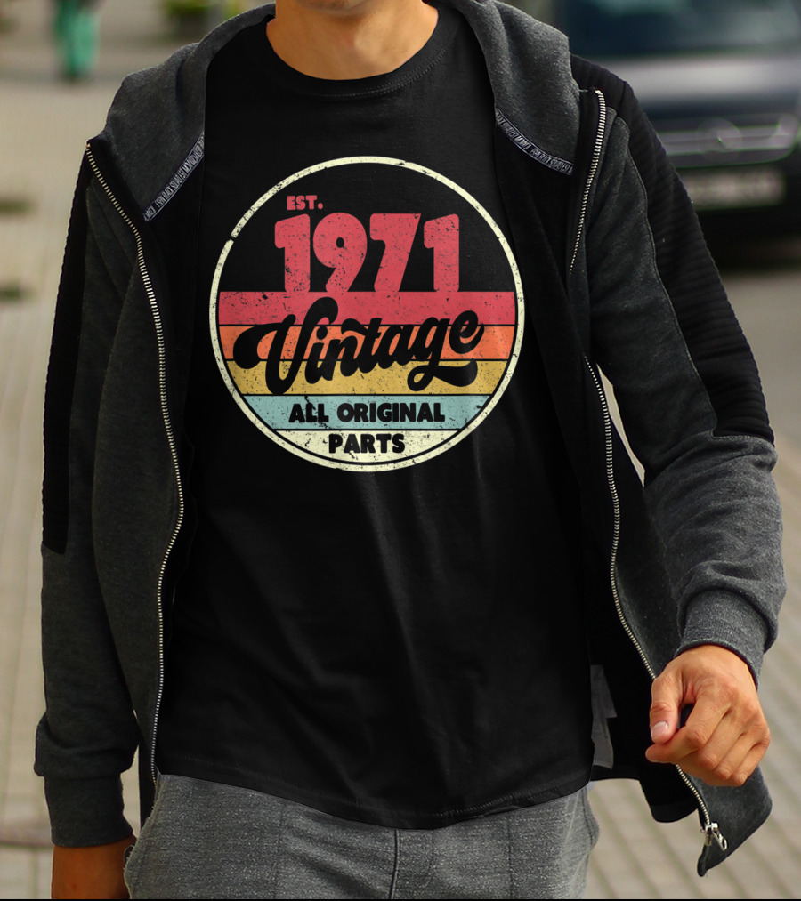 EST. 1971 Vintage All Original Parts T-Shirt