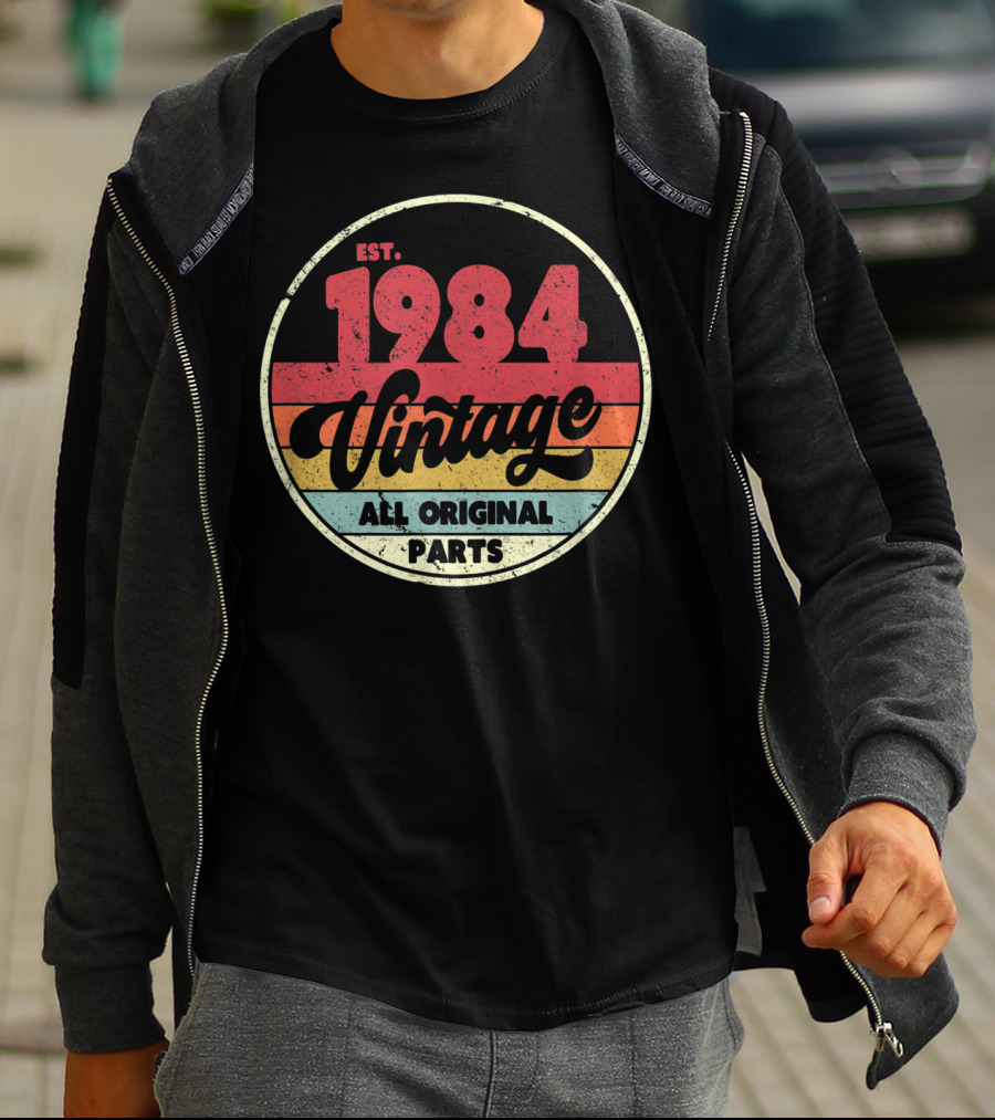 Est. 1984 Vintage All Original Parts T-Shirt
