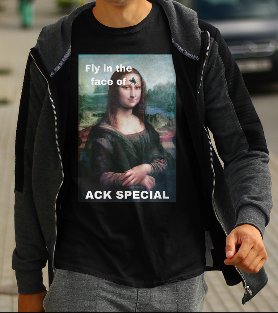 Ack Special Fly In The Face Of Adversity Mona Lisa T-Shirt