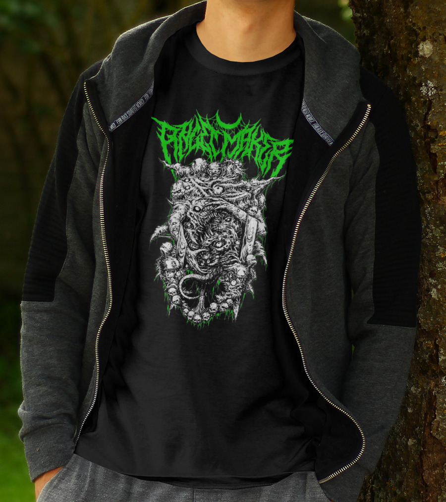 Angelmaker Death Metal Horror Skull T-Shirt