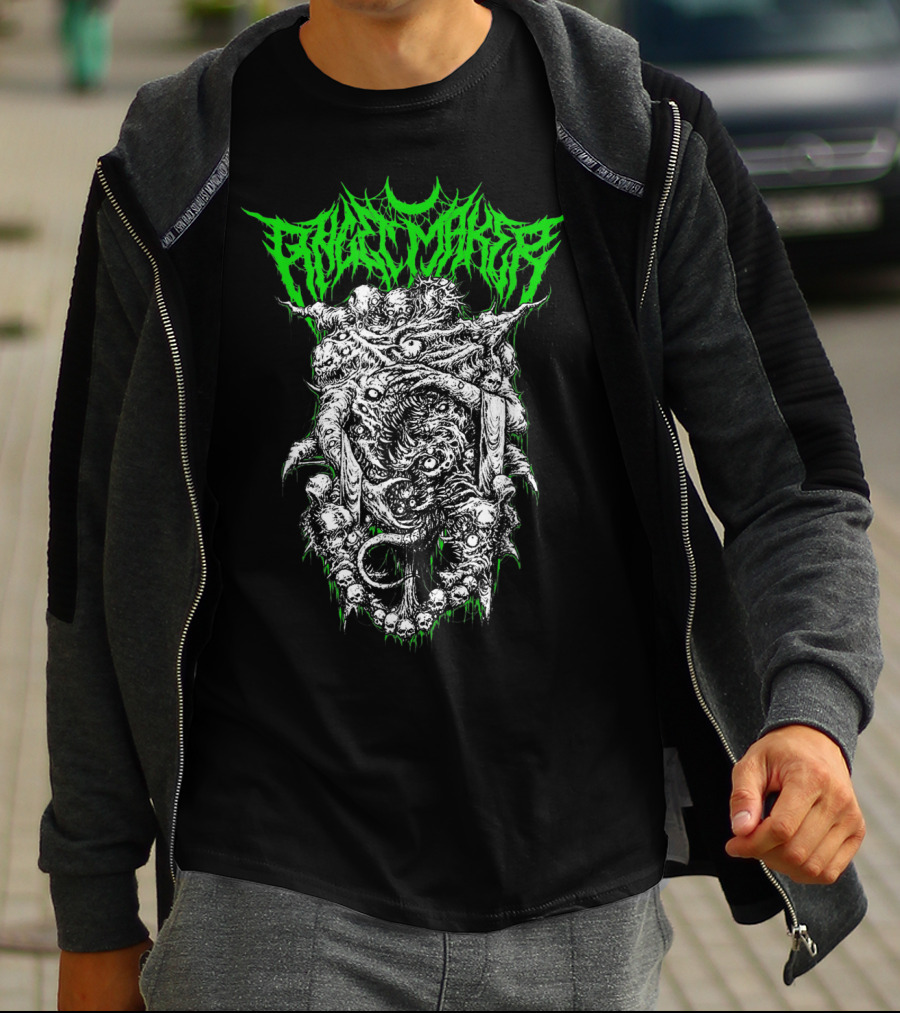 Angelmaker Death Metal Horror Skull T-Shirt