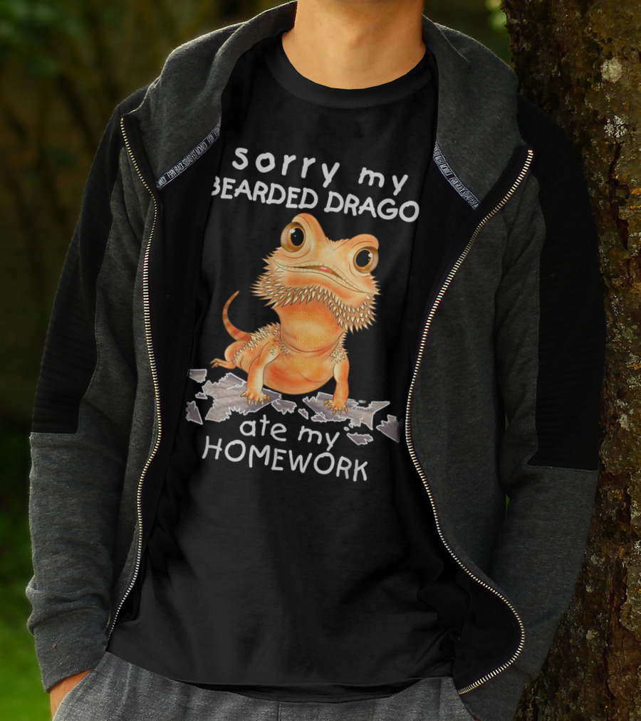 Sorry My Bearded Dragon Ate My Homework T-Shirt