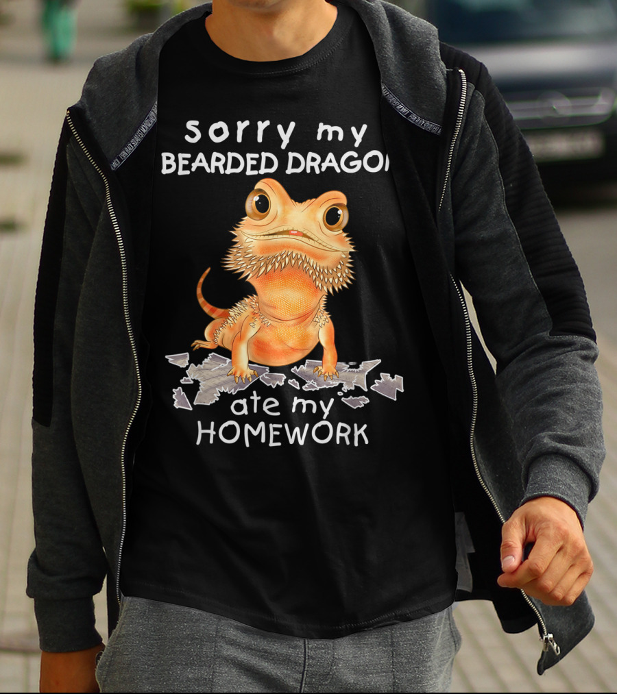 Sorry My Bearded Dragon Ate My Homework T-Shirt