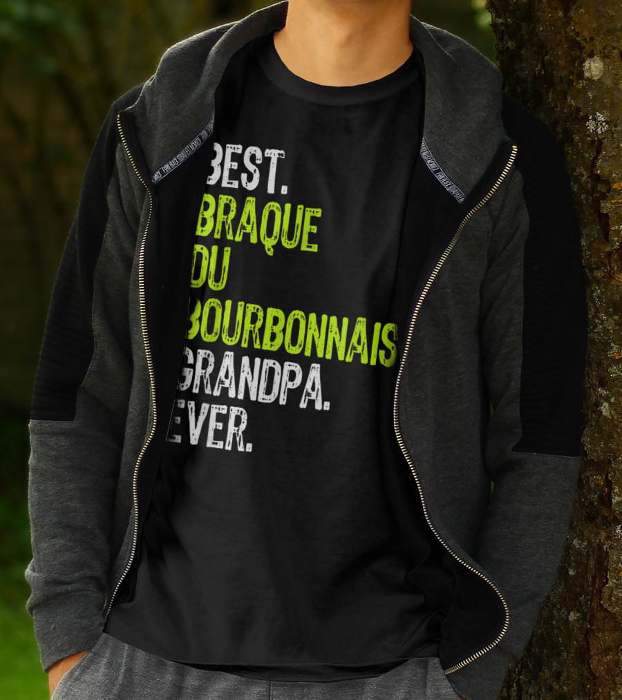 Best Braque Du Bourbonnais Grandpa Ever T-Shirt