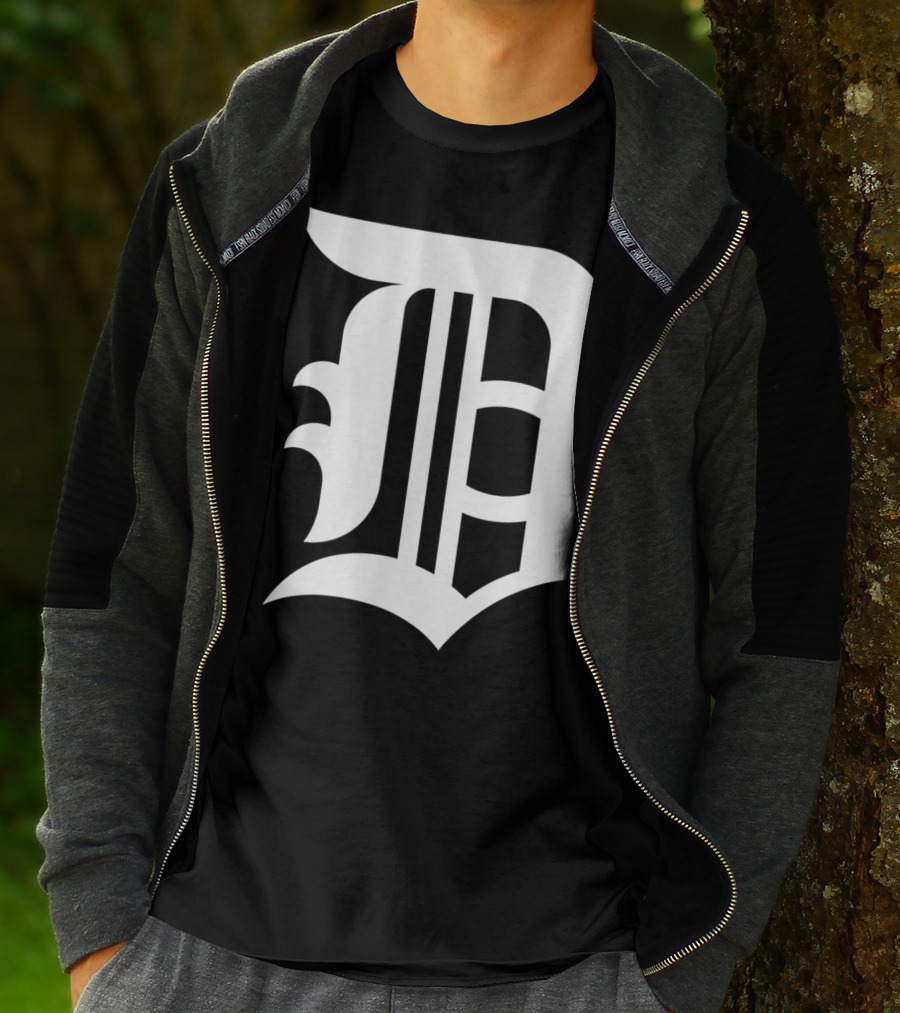 Detroit Baseball D Vintage Michigan Bengal T-Shirt