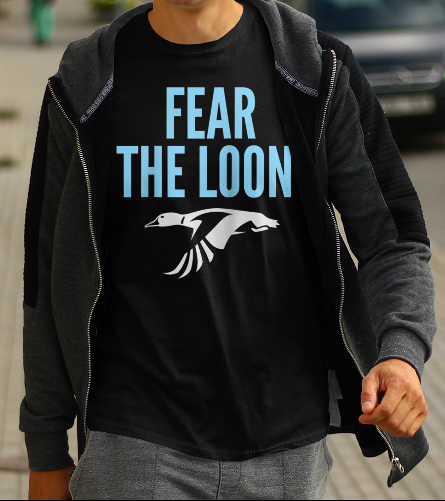 Minnesota Soccer Fear The Loon FC Bird Emblem T-Shirt